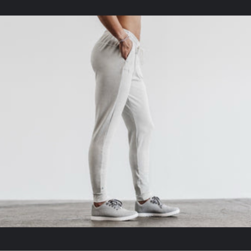 NOBULL White Track Pants